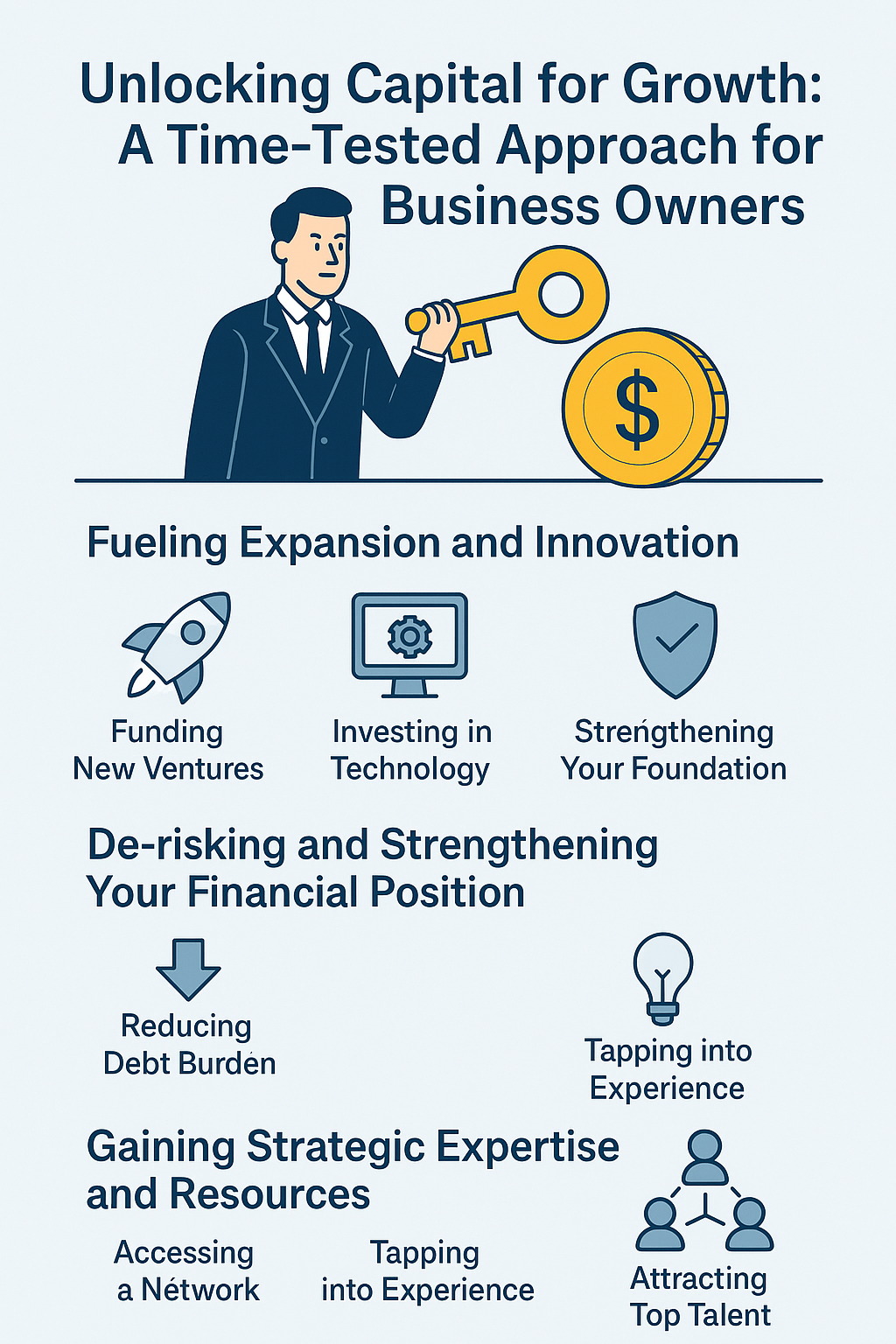 Unlocking Capital for Growth: A Time-Tested Approach for Business Owners 💡